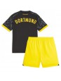 Billige Borussia Dortmund Bortedraktsett Barn 2023-24 Kortermet (+ Korte bukser)